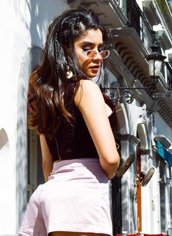 CropTop Velvet Tinto