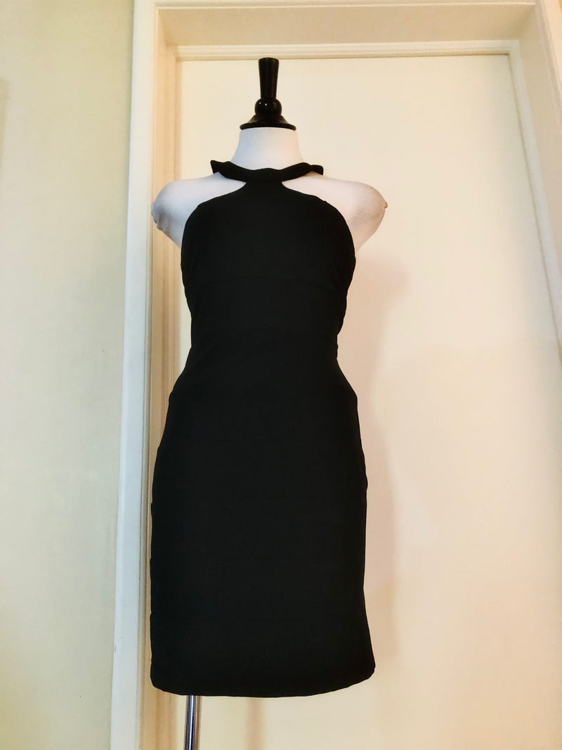 Vestido Halter Negro