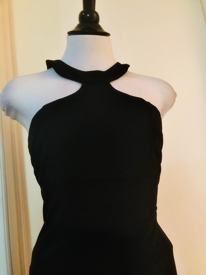 Vestido Halter Negro