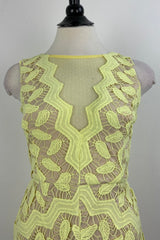 Vestido Ajustado De Encaje