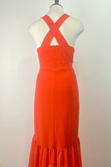 Vestido Ajustado Naranja