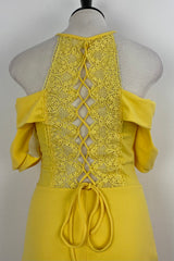 Vestido Ajustado Amarillo