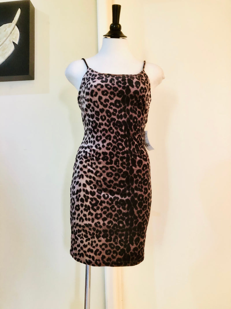 Vestido Velvet Animal Print