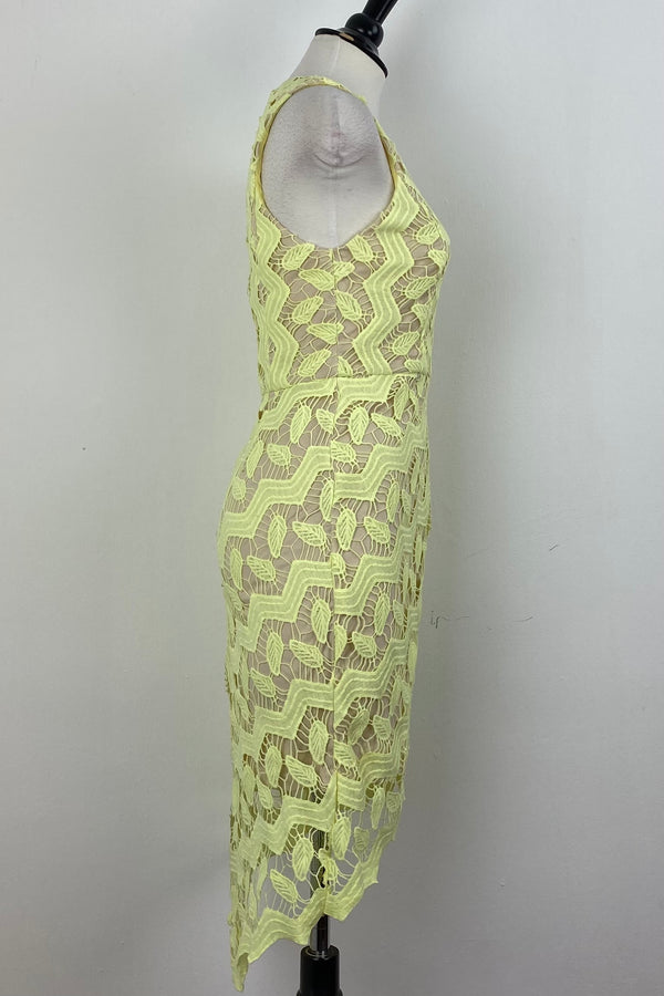 Vestido Ajustado De Encaje