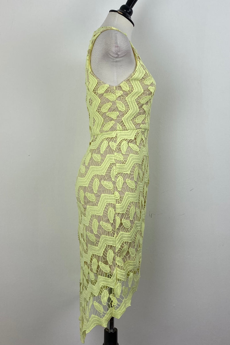 Vestido Ajustado De Encaje