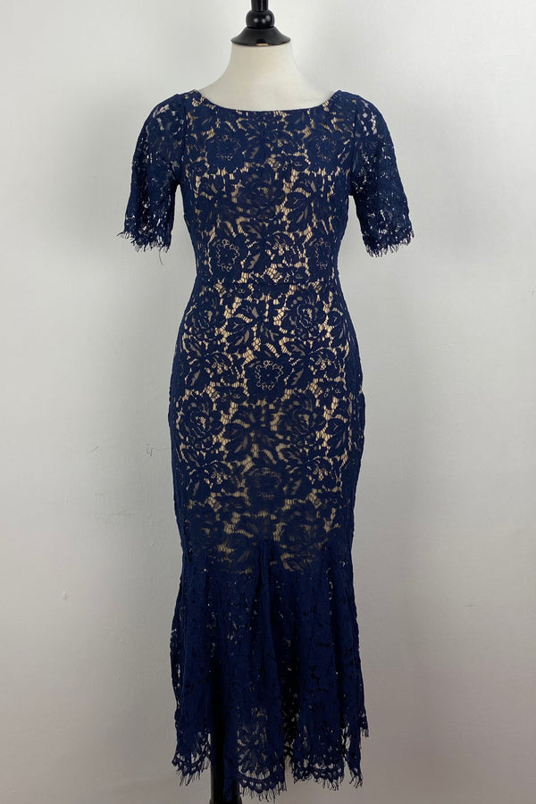 Vestido Ajustado Azul