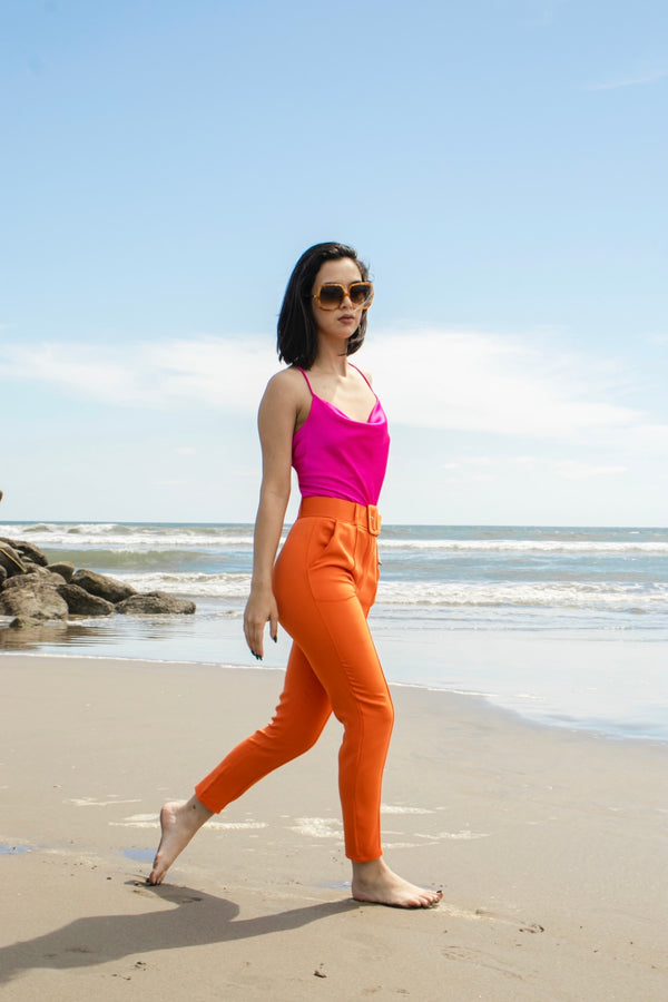 Pantalon Sastre Naranja