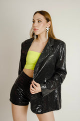 Blazer Negro de Lentejuela