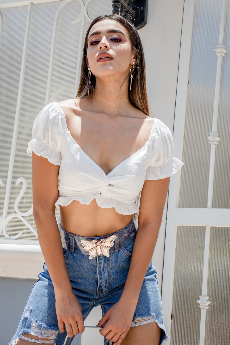 CropTop blanco