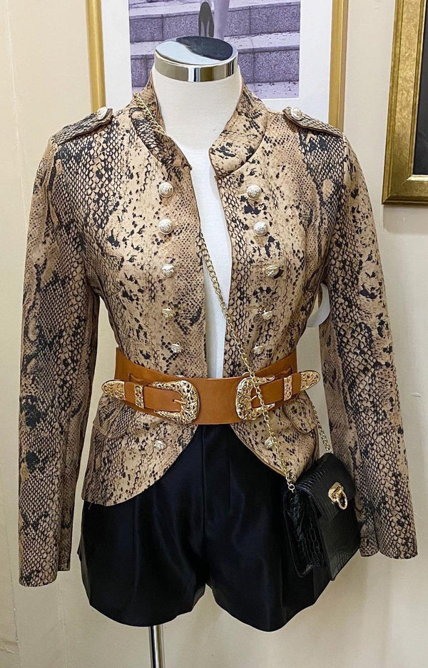 Blazer Animal Print