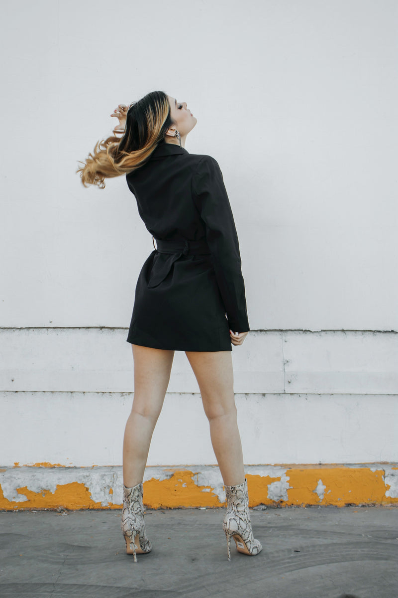 Vestido Blazer Negro